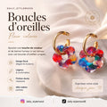 Boucles d’oreilles fleurs:
