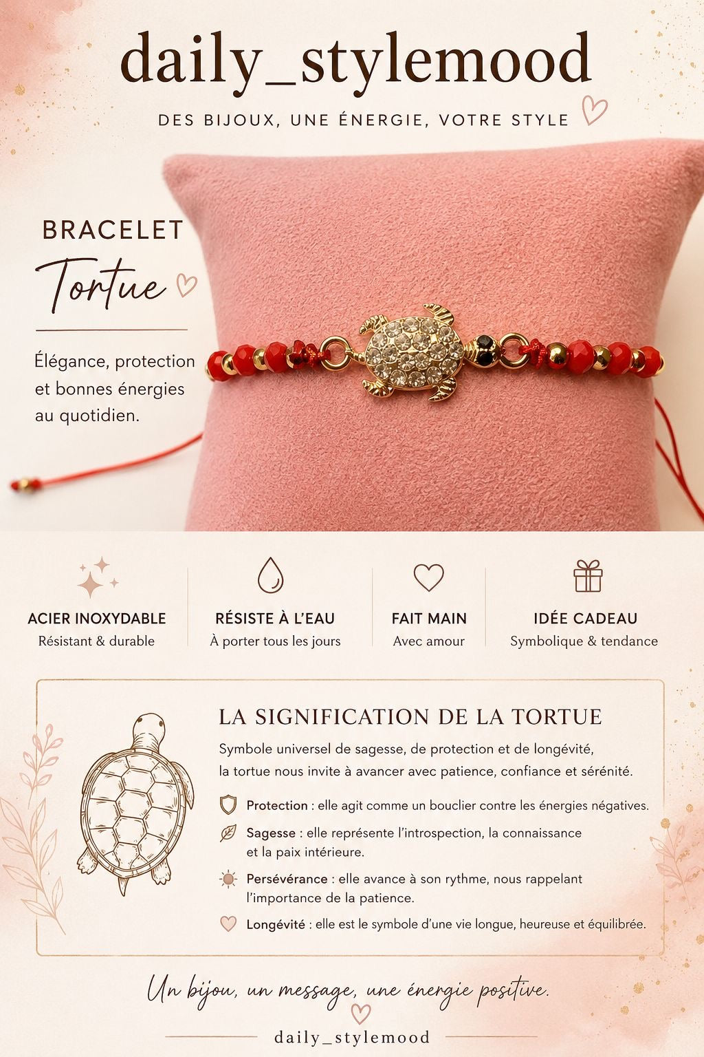 Bracelet Tortue: